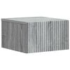 vidaXL Wandbeugel Bedkast Grijs sonoma 33 x 34,5 x 20 cm Bewerkt hout