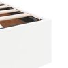 vidaXL Bedframe zonder matras 160x200 cm kunstleer wit