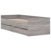 vidaXL Bedframe met lades grijs sonoma eikenkleurig 90x200 cm