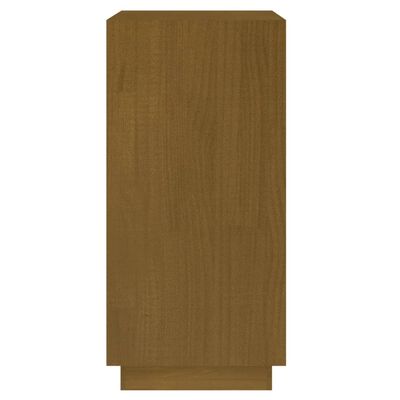 vidaXL Boekenkast 40x35x71 cm massief grenenhout honingbruin