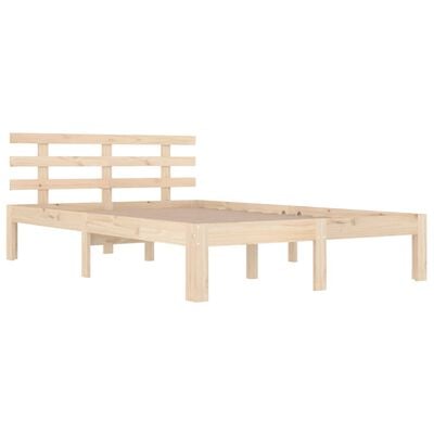 vidaXL Bedframe massief hout 180x200 cm Super King Size