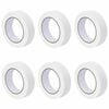 vidaXL Verf Maskertapes 6 pcs Wit 30mm x 50m Papier