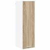 vidaXL Hangkast met opslag Sonoma Eiken 30 x 31 x 100 cm Bewerkt hout