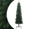 vidaXL Artificial Slim Christmas Tree 150 cm PE en PVC Groen
