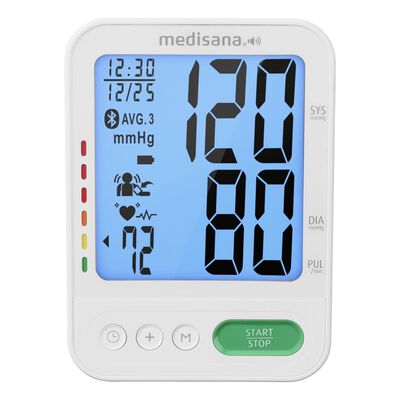 Medisana Bloeddrukmeter met spraakfunctie BU 586 voice bovenarm wit