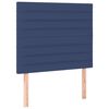 vidaXL Bedframe zonder matras 100x200 cm stof blauw