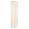 vidaXL Vliegengordijn 56x200 cm chenille beige en wit