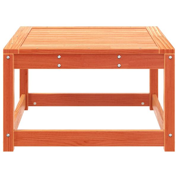 vidaXL Tuinvoetenbank massief grenenhout wasbruin