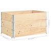 vidaXL Palletopzetranden 3 st 50x100 cm massief grenenhout