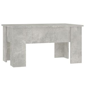 vidaXL Salontafel 79x49x41 cm bewerkt hout betongrijs