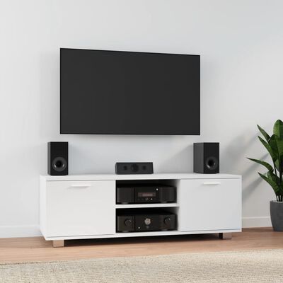 vidaXL Tv-meubel 120x40,5x35 cm bewerkt hout wit