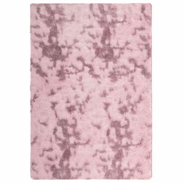 vidaXL Hoogpolig vloerkleed NAVARRA 200x290 cm polyester stoffig roze