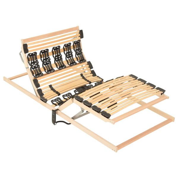 vidaXL Bedframe elektrisch verstelbaar hoofd- en voeteinde 80x200 cm