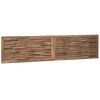 vidaXL Bed Hoofdbord Naturel Massief Teakhout