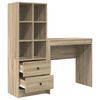 vidaXL Bureau met lade 2 pcs Sonoma Eiken