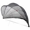 vidaXL Pooldome 592 x 590 x 275 cm 185T polyester met PU-coating Zwart