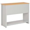 vidaXL Wandtafel 97x35x76 cm grijs