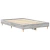 vidaXL Bedframe zonder matras 140x190 cm spaanplaat grijs sonoma