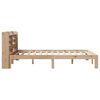 vidaXL Bedframe met hoofdbord massief grenenhout 120x200 cm