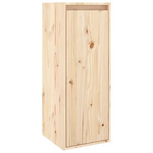 vidaXL Wandkast 30x30x80 cm massief grenenhout