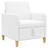 vidaXL Bank met opslag Wit 72 x 78 x 87 cm Polyester