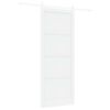 vidaXL Schuifdeur ORKDAL 93 x 232 cm Bewerkt hout Wit