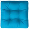 vidaXL Palletkussen 50x50x12 cm stof blauw
