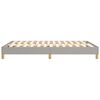 vidaXL Boxspring bed stof lichtgrijs 140x190 cm
