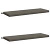 vidaXL 2-delige Bankkussens SOEST 2 st 100% Polyester Grijs