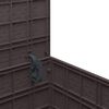 vidaXL Tuinopslagdoos met opslag Bruin 55 x 53 x 57 cm Polypropyleen