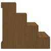 vidaXL Huisdierentrap 40x49x47 cm massief grenenhout honingbruin