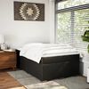 vidaXL Boxspring met matras kunstleer zwart 120x190 cm