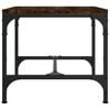 vidaXL Bijzettafels 2 st 40x40x35 cm bewerkt hout gerookt eiken