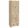 vidaXL Kastenset 2 st Sonoma Eiken Bewerkt hout