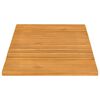vidaXL Badmat Effen Bruin 59 x 40 cm Hout