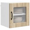 vidaXL Keukenkast 2 pcs Sonoma Eiken 40 x 31 x 40 cm Bewerkt hout