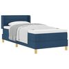 vidaXL Boxspringbed met matras met hoofdeinde Blauw 200 x 100 cm Stof