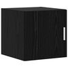 vidaXL Wandkast Zwart eiken 40 x 42,5 x 40 cm Bewerkt hout