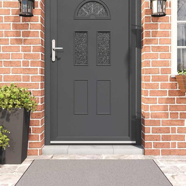 vidaXL Zelfklevende Deurborstels 6 pcs Wit 100 cm Aluminium Legering