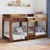 vidaXL Bunk Bed voor Kinderen Oudhout 100 x 200 cm Bewerkt hout