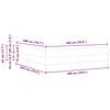 vidaXL Boxspringbed met matras Taupe 180 x 200 cm Stof