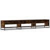 vidaXL Tv-meubel 270x40x46 cm bewerkt hout gerookt eikenkleurig