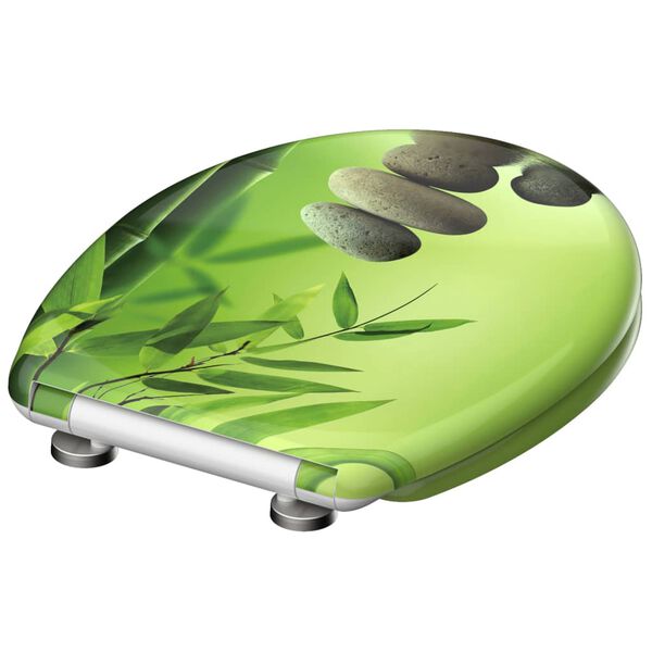 SCH&Uuml;TTE Toiletbril met soft-close GREEN GARDEN duroplast met print