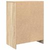 vidaXL Dressoir 57x34x76 cm bewerkt hout sonoma eikenkleurig