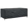 vidaXL Meubelhoes Effen Zwart 229 x 113 x 73 cm 600D
