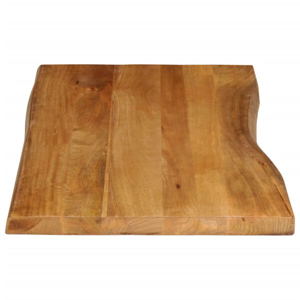 vidaXL Tafelblad met natuurlijke rand 110x60x3,8 cm massief mangohout