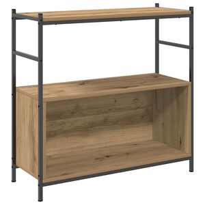 vidaXL Boekenkast 80 x 30 x 78,5 cm Bewerkt hout Artisan Eiken