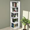 Homemania Boekenkast Corner 41,8x41,8x160,8 cm wit