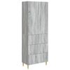 vidaXL Kastenset 2 pcs 66 x 34,5 x 90 cm Bewerkt hout