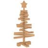 vidaXL Houten kerstboom KOTKA 60 cm Massief grenenhout